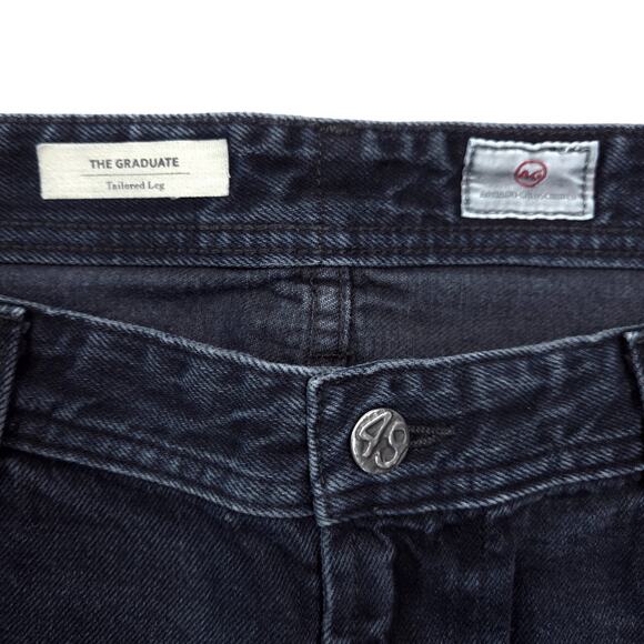 AG Adriano Goldschmied Jeans Mens 38x31 The Graduate Tailored Dark Wash EUC - Picture 3 of 9